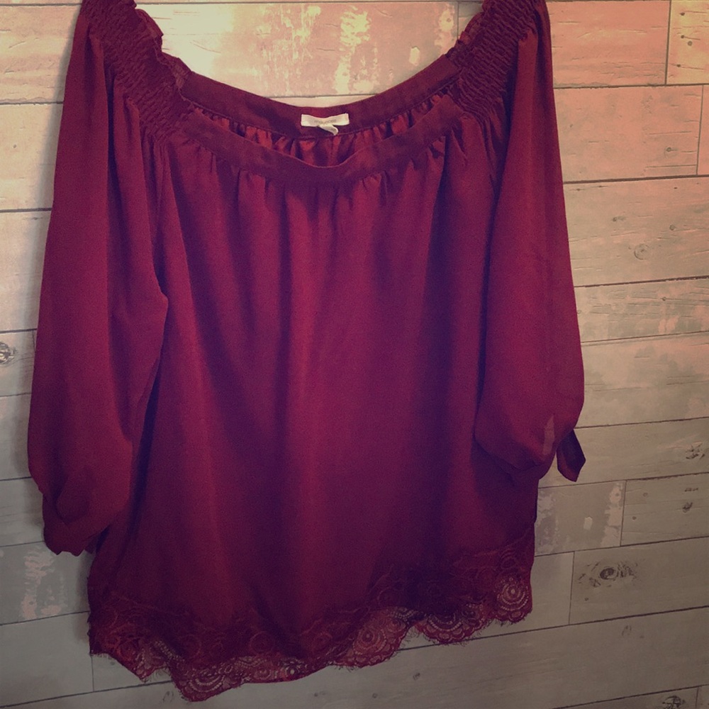 Burgundy Women’s blouse
